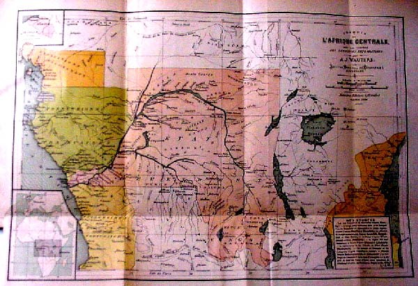 Image of folded plate: Croquis de L'Afrique Centrale...