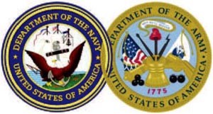 Image of USN - US Army seals