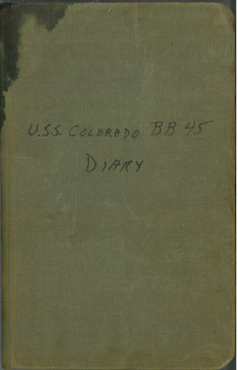 USS Colorado BB-45 diary cover