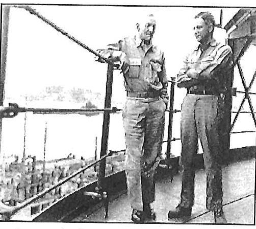 Admiral John S. McCain and his son Admiral John S. McCain, Jr