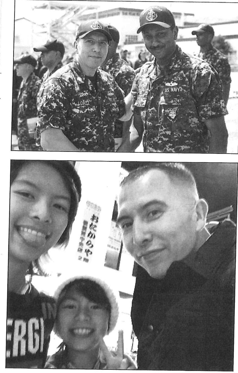 Photos of Chief Petty Officer Lopez