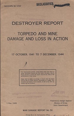 Cover of War Damage Report No. 50