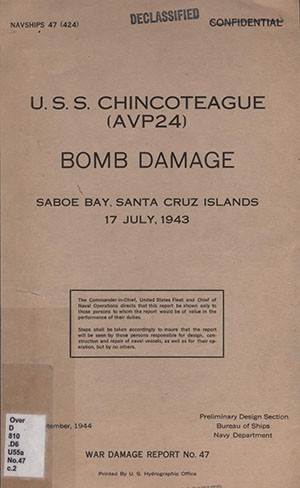 War Damage Report No. 47 cover
