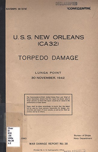 Cover of War Damage Report No. 38