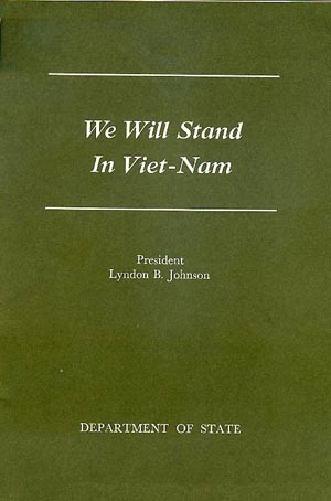 Image of the cover to 'We Will Stand in Viet-Nam'