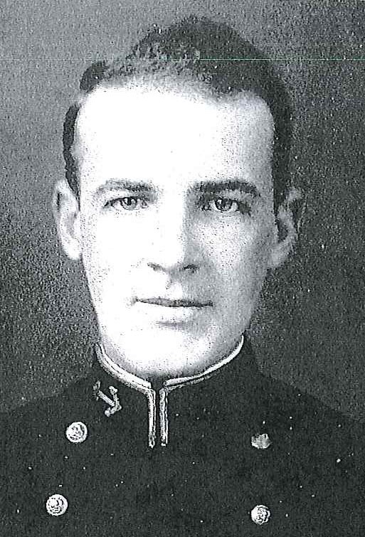 Photo of Captain Ralph W. Arndt copied from page 272 of the 1936 edition of the U.S. Naval Academy yearbook 'Lucky Bag'.