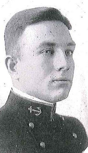 Photo of Lieutenant Commander Samuel H. Arthur copied from page 190 of the 1919 edition of the U.S. Naval Academy yearbook 'Lucky Bag'.