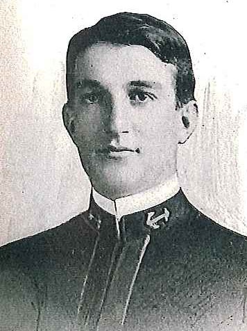 Photo of Captain William Baggaley copied from page 38 of the 1905 edition of the U.S. Naval Academy yearbook 'Lucky Bag'.