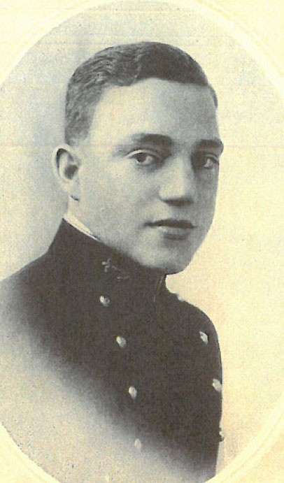Photo of RADM Charles A. Baker copied from page 64 of the 1916 edition of the U.S. Naval Academy yearbook 'Lucky Bag'.