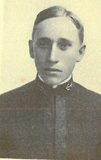 Photo of Captain Guy E. Baker copied from page 21 of the 1907 edition of the U.S. Naval Academy yearbook 'Lucky Bag'