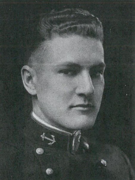 Photo of Vice Admiral Harold D. Baker copied from page 320 of the 1922 edition of the U.S. Naval Academy yearbook 'Lucky Bag'.