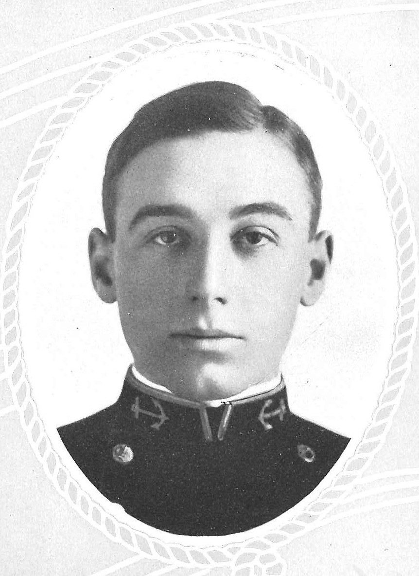 Photo of Commander Harold T. Bartlett copied from page 51 of the 1911 edition of the U.S. Naval Academy yearbook 'Lucky Bag'
