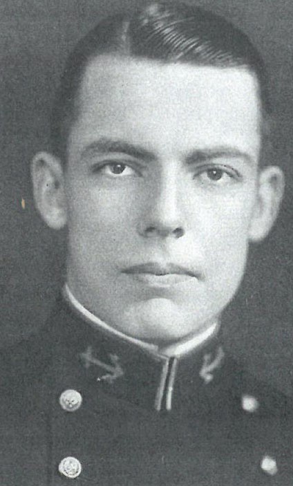 Photo of Rear Admiral Henry L. Beardsley copied from page 199 of the 1938 edition of the U.S. Naval Academy yearbook 'Lucky Bag'.