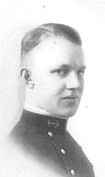 Photo of Vice Admiral Frank E. Beatty copied from page 70 of the 1916 edition of the U.S. Naval Academy yearbook 'Lucky Bag'.