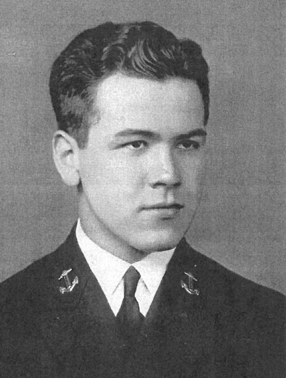 Photo of Captain Bud K. Beaver copied from page 130 of the 1940 edition of the U.S. Naval Academy yearbook 'Lucky Bag'.