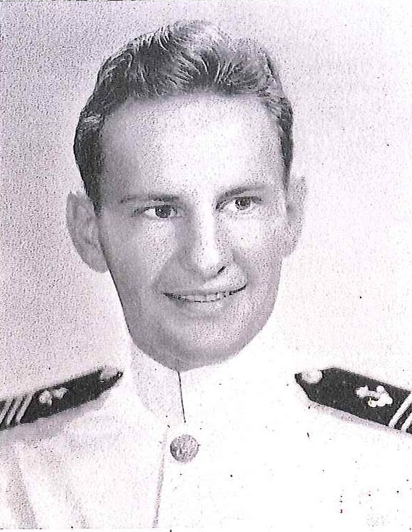 Photo of Captain William C. Bergstedt copied from page 233 of the 1943 edition of the U.S. Naval Academy yearbook 'Lucky Bag'.