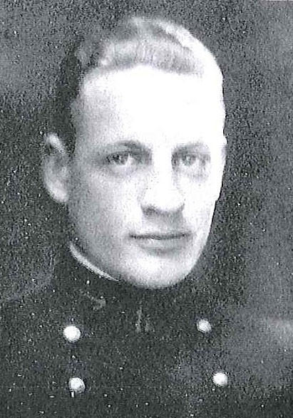 Photo of Captain Captain Warren K. Berner copied from page 306 of the 1922 edition of the U.S. Naval Academy yearbook 'Lucky Bag'.