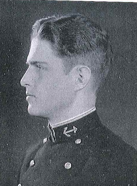 Photo of Captain Charles Marriner Bertholf copied from page 142 of the 1934 edition of the U.S. Naval Academy yearbook 'Lucky Bag'.