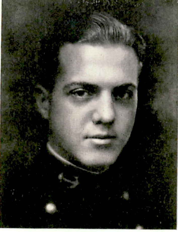 Jpeg photo of Captain Robert S. Bertschy copied from page 49 of the 1924 edition of the U.S. Naval Academy yearbook 'Lucky Bag'.