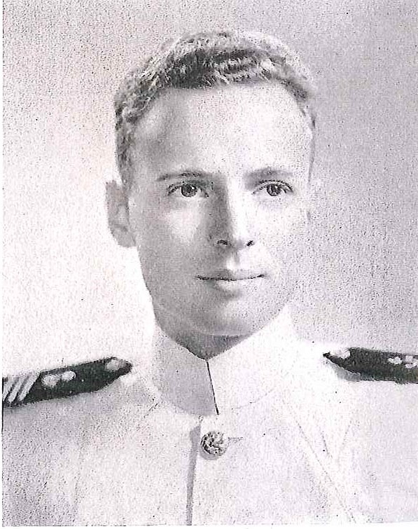 Photo of Captain Edward Biddle copied from page 180 of the 1943 edition of the U.S. Naval Academy yearbook 'Lucky Bag'.