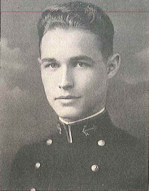 Photo of Captain Bion B. Bierer, Jr. copied from page 488 of the 1926 edition of the U.S. Naval Academy yearbook 'Lucky Bag'.