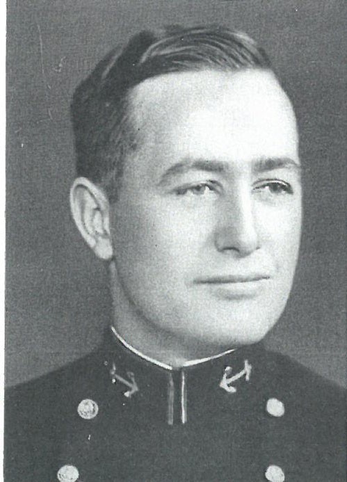 Image of Capt. Cornelius Patrick Callahan, Jr. is from 1938 Lucky Bag.