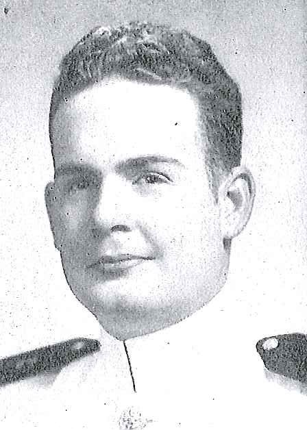 Photo of Captain Edward W. Carter, III copied from page 262 of the 1951 edition of the U.S. Naval Academy yearbook 'Lucky Bag'.