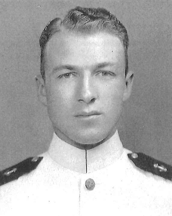 Photo of Captain Charles M. Cassel, Jr. copied from page 162 of the 1939 edition of the U.S. Naval Academy yearbook 'Lucky Bag'.