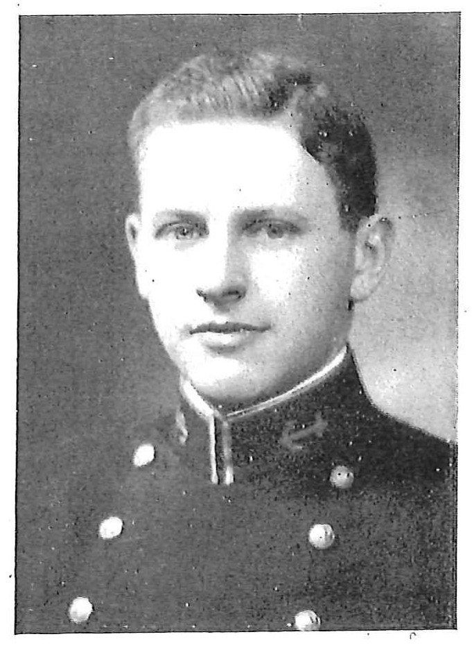 Photo of James Stroud Clarkson copied from the 1930 edition of the U.S. Naval Academy yearbook 'Lucky Bag'