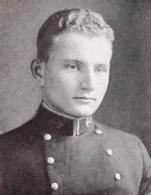 Photo of Albert Peyton Coffin copied from the 1934 edition of the U.S. Naval Academy yearbook 'Lucky Bag'