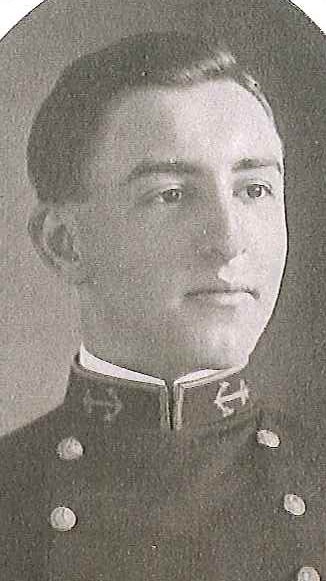 Photo of Commander Joseph M. Deem copied from page 92 of the 1909 edition of the U.S. Naval Academy yearbook 'Lucky Bag'.