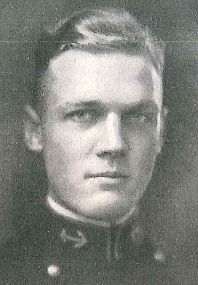 Photo of Captain Maurice M. DeWolf copied from page 259 of the 1924 edition of the U.S. Naval Academy yearbook 'Lucky Bag'.