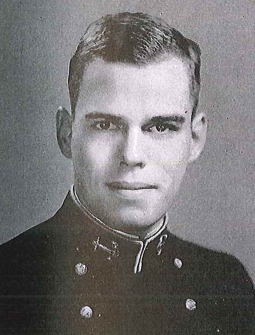 Photo of Lcdr. William G. Eaton copied from page 119 of the 1944 edition of the U.S. Naval Academy yearbook 'Lucky Bag'.