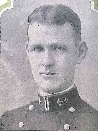 Photo of Captain Warner R. Edsall copied from page 390 of the 1927 edition of the U.S. Naval Academy yearbook 'Lucky Bag'.