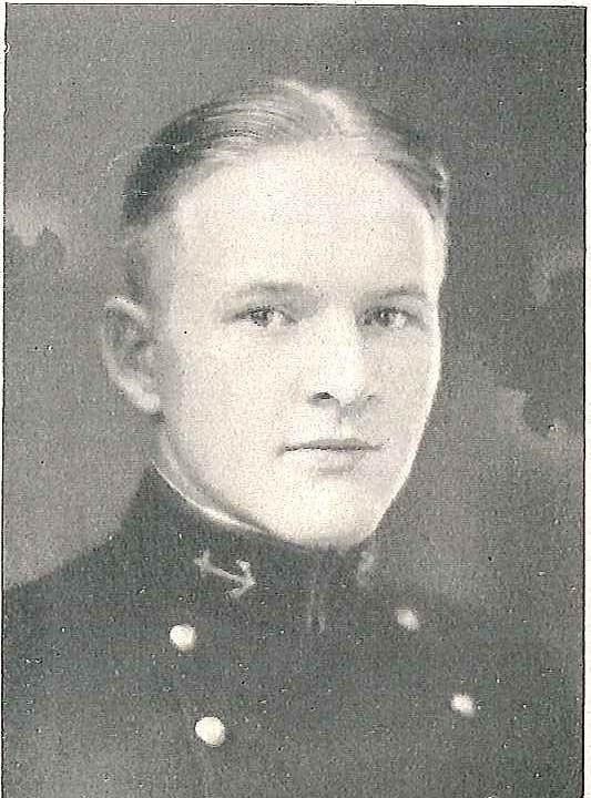 Photo of Lieutenant Commander Heywood L. Edwards copied from page 444 of the 1926 edition of the U.S. Naval Academy yearbook 'Lucky Bag'.