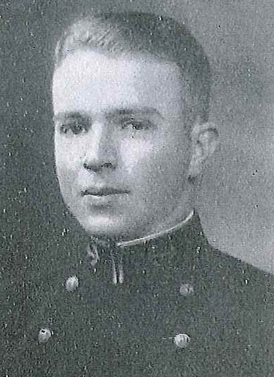 Photo of Captain Robert J. Esslinger copied from page 87 of the 1930 edition of the U.S. Naval Academy yearbook 'Lucky Bag'.