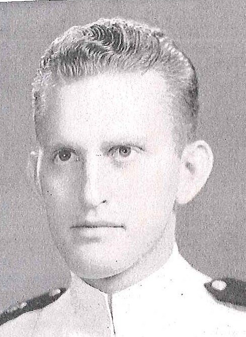 Photo of Captain Miles R. Finley, Jr. copied from page 314 of the 1942 edition of the U.S. Naval Academy yearbook 'Lucky Bag'.