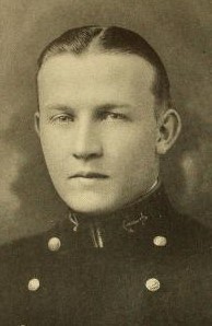 Photo of Captain John Patrick Fitzsimmons copied from the 1926 edition of the U.S. Naval Academy yearbook 'Lucky Bag'.