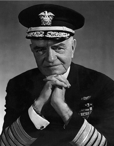 Fleet Admiral William F. Halsey, USN, Portrait photograph, dated 6 February 1946.