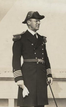 Captain Henry E. Lackey, USN. A photograph taken before June 1932. Photographic Section, Naval History and Heritage Command, #NH48368.