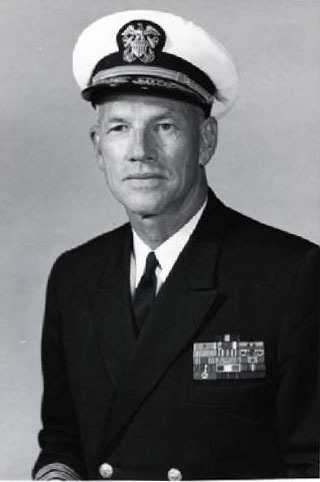 Vice Admiral L.M. Mustin, Director Defense Atomic Support Agency, Quarters F, Naval History & Heritage Command, Photographic Section.