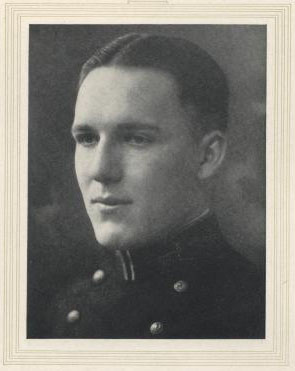 Image of Captain james. V. Query from the 1925 Lucky Bag, page 203.