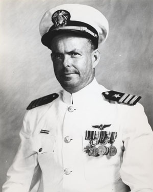 Commander Raphael Semmes, Jr. Photographed 12 September 1955. Photographic Section, Naval History and Heritage Command, #80-G-683828.