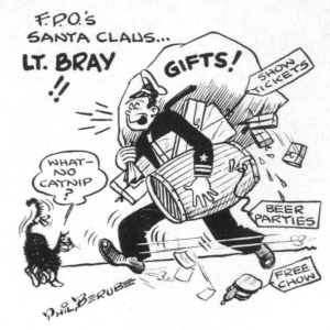 "FPO's Santa Claus" cartoon
