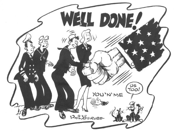 "Well Done!" cartoon