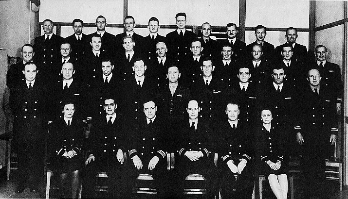 OFFICERS ON BOARD OCTOBER 1944