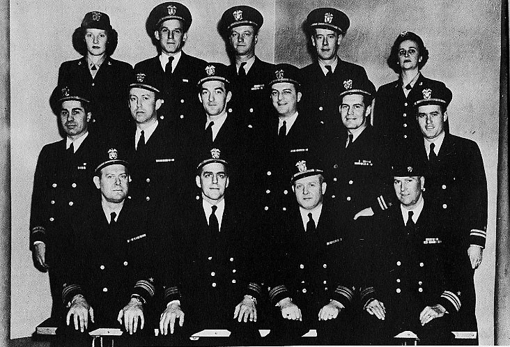 OFFICERS ON BOARD JANUARY 1946