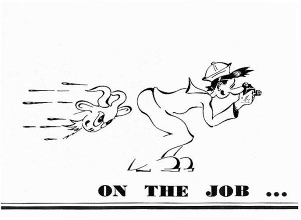 "on the job..." cartoon