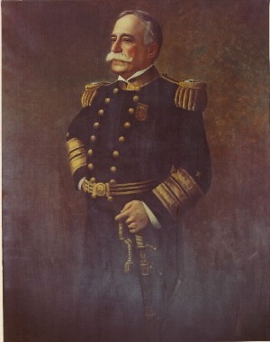Admiral George Dewey, USN. Oil On Canvas, 72"x48", by N.M. Miller (20th C.), painted 1911. Naval Historical Center, Photographic Branch, #KN10926