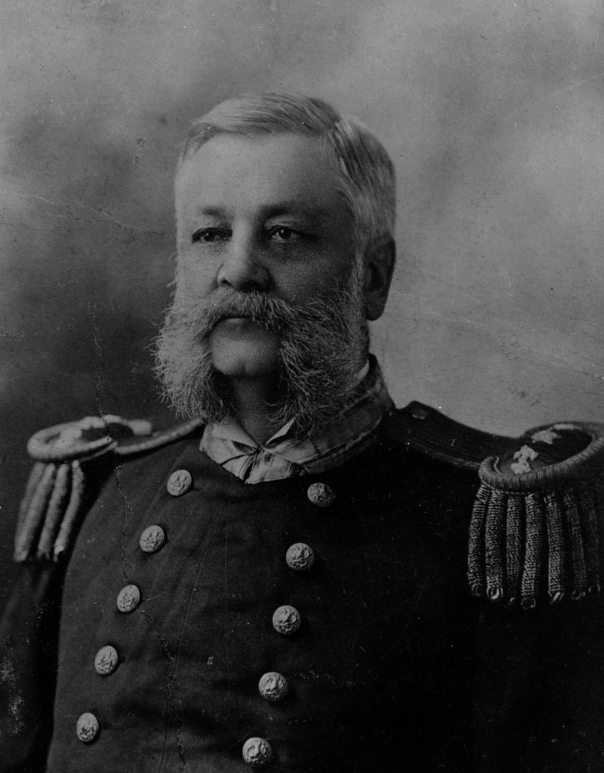 A picture of Commodore John A. Howell who commanded the northern blockade of Cuba.